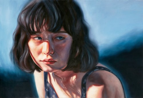 典藏獎 | 陳靖菱/你身上令我渴望的光/2022/油彩/ 130*89 cm