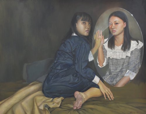 林之助紀念獎 | 胡玎媞/我我我/2022/油畫/91.0 × 116.5cm