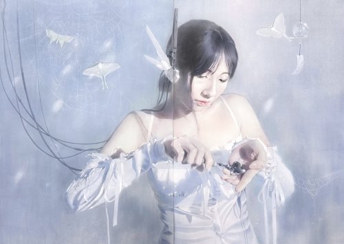 林之助紀念獎 | 沈慧妤/人間機械—惘/2024/水彩/105 x 148.5cm