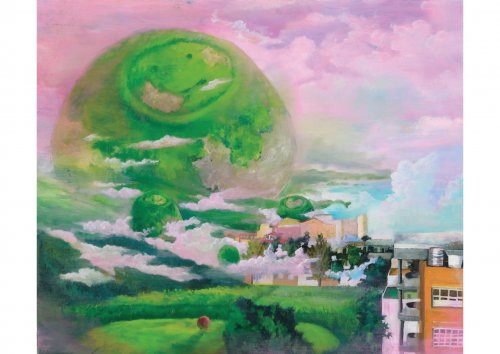 典藏獎 | 袁敏軒/達摩先生歷險記1-2號/2024/油畫/91.0×65.0cm / 72.5×53.0cm