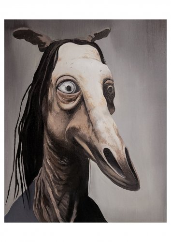 典藏獎 |陳冠龍/變形系列1-3	/2023/油畫/53 x 45.5 cm