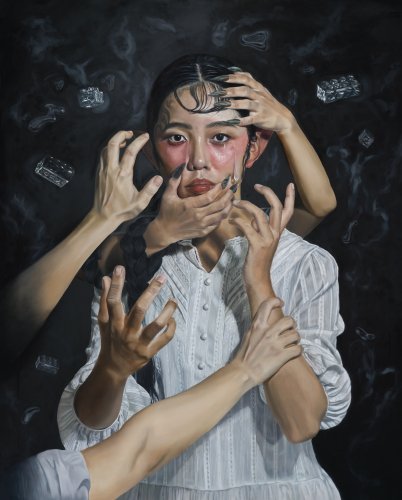 林之助紀念獎 | 周妤蓉/重塑/2025/油畫顏料、麻布/162×130cm