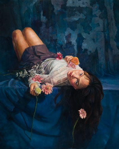 林之助紀念獎 | 陳竑均/稍順即時/2025/油畫/162.5×130cm
