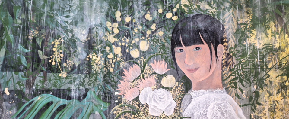 學士班 曾仲妮 榮獲第73屆中部美展膠彩類優選